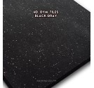 RUBBER FITNESS FLOORING HD GYM TILES (แผ่นยางกันกระแทกฟิตเนส รุ่น HD GYM) BLACK DOT GRAY SIZE 50x50x2.5CM WEIGHT 5KG 1Y.